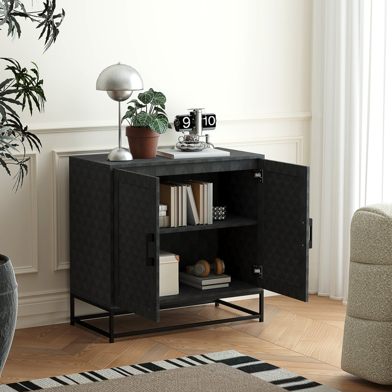 80cm Sideboard, Black