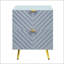 Table de chevet 2 tiroirs Canesha-83195753