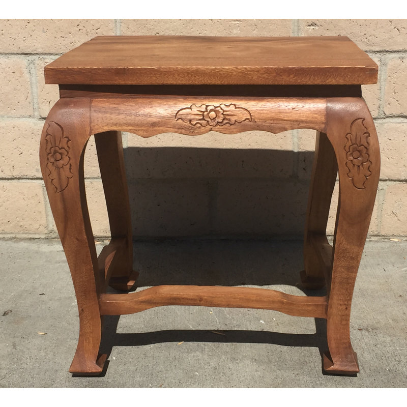 Hephzibah Solid Wood End Table