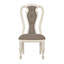 Ensemble de 2 chaises d'appoint capitonnées Haveno