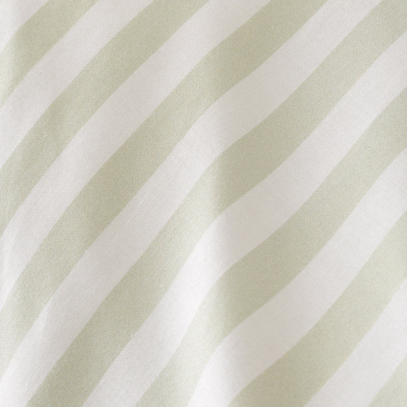 Canopy Stripe Cotton Fitted Sheet, Single