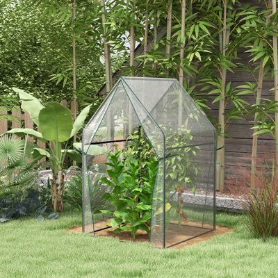 Brieya 3 Ft W x 3 Ft D Mini Greenhouse
