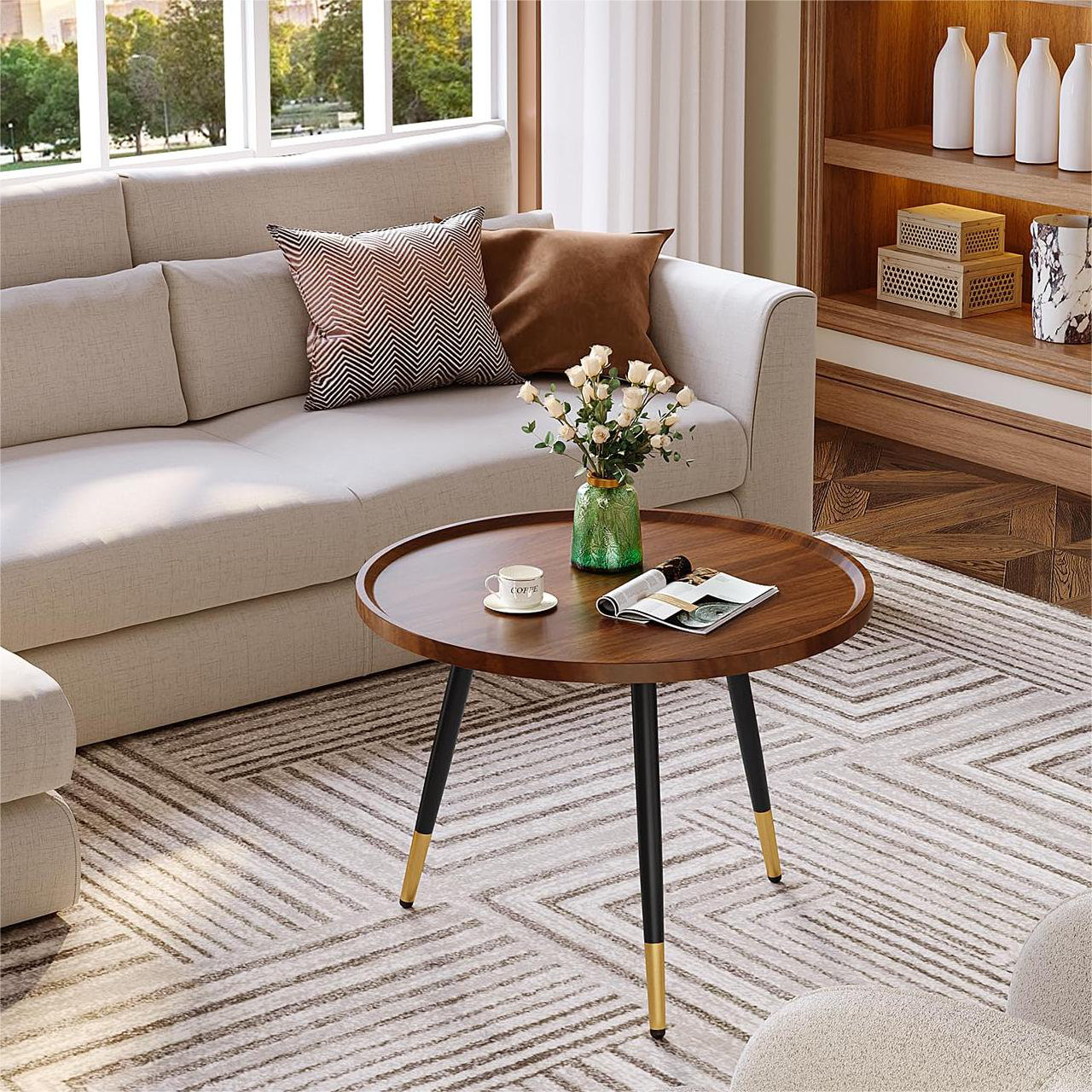 Everly Quinn Coffee Table Round Small Coffee Tables Unique Modern