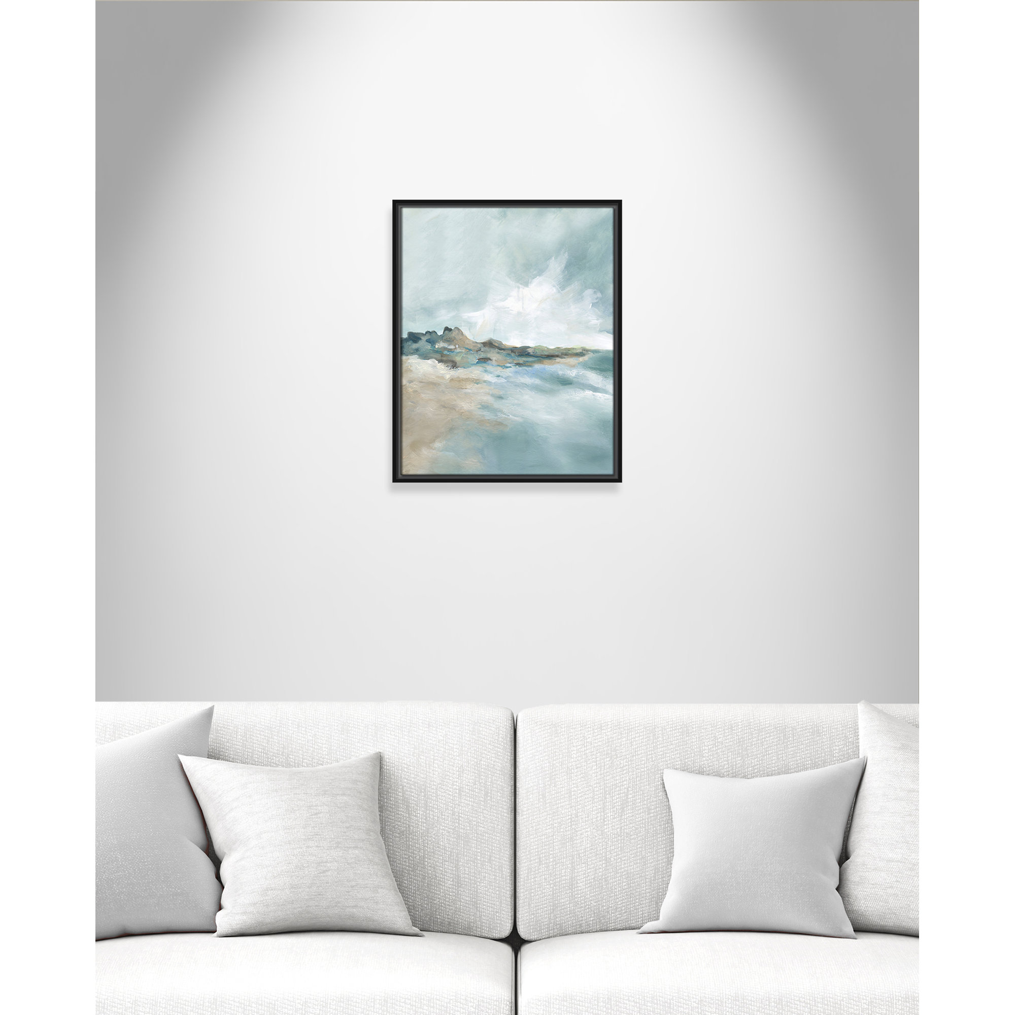 Sandpoint Print by Carol Robinson, 21.5" H x 17.5" W, Black