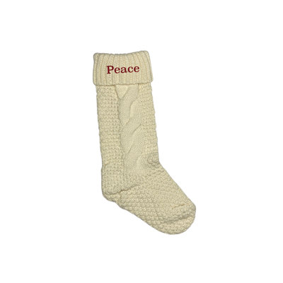 Chaussette de paix Peace Serif