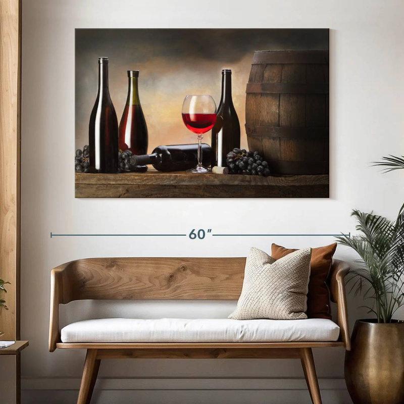 Yarlin Wine From The Cellar, 34" H x 51" W