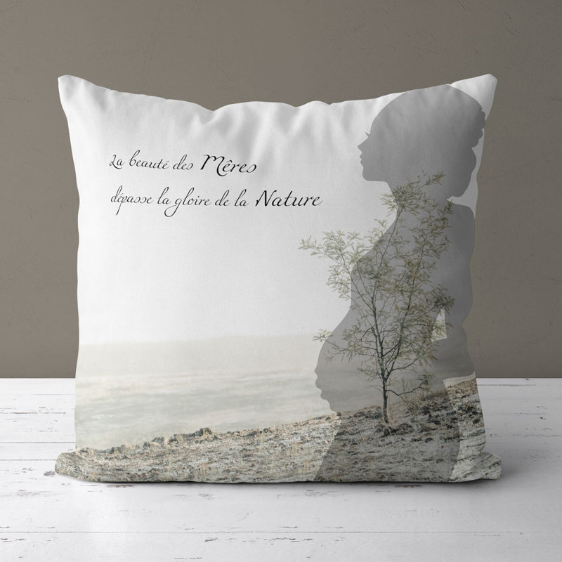 Housse et insert de coussin carré Beauty Nature