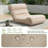 Outdoor Floor Chair 5-Way Position Adjustable Backrest Recliner For Balcony Pool Or Garden-2099377403