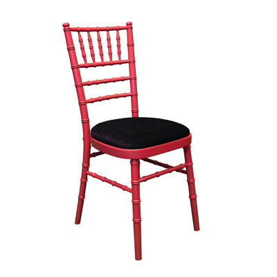 Arrington 43cm H Polyester Blend Upholstered Ladder Back Side Chair