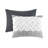 3 Piece Cotton Comforter Set With Chenille Tufting Gray Full/Queen-117517162
