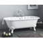Regal 61" x 31" Soaking Cast Iron Bathtub-1282701770-1282701775