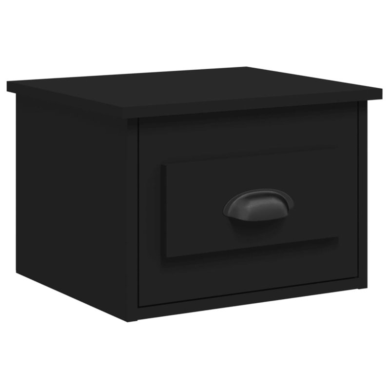 42cm W Bedside Table, Black