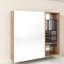 Armoires à pharmacie peu encombrantes, avec miroir de rangement en bois 31,56 po pour maison moderne