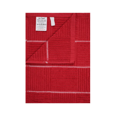Cotton Stripe Jacquard Tea Towel Kitchen Towel