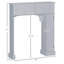 Armoire de rangement au-dessus de la toilette avec tablettes réglables, support de toilette
