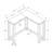 Accent Table, Console, Entryway, Narrow, Corner, Living Room, Bedroom, Laminate, Contemporary, Modern-696425412