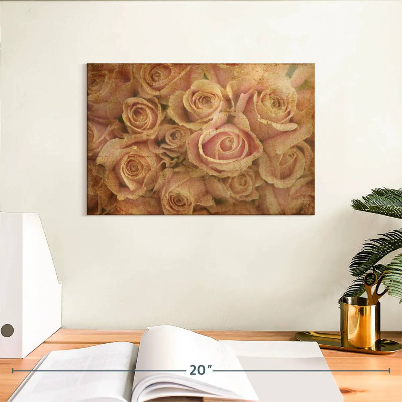 Harnek Rustic Roses, 8" H x 12" W