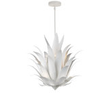 Agave 9 - Light Wrought Iron Chandelier by Marjorie Skouras