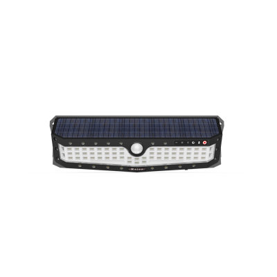 Applique murale solaire solaire avec capteur de mouvement, chargeur USB pour alimentation de secours et éclairage large
