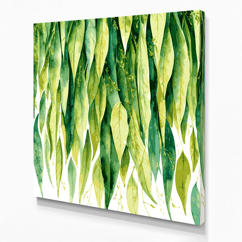 Art mural sur toile Botanical Lemon Verbena, H 16 po x l 16 po