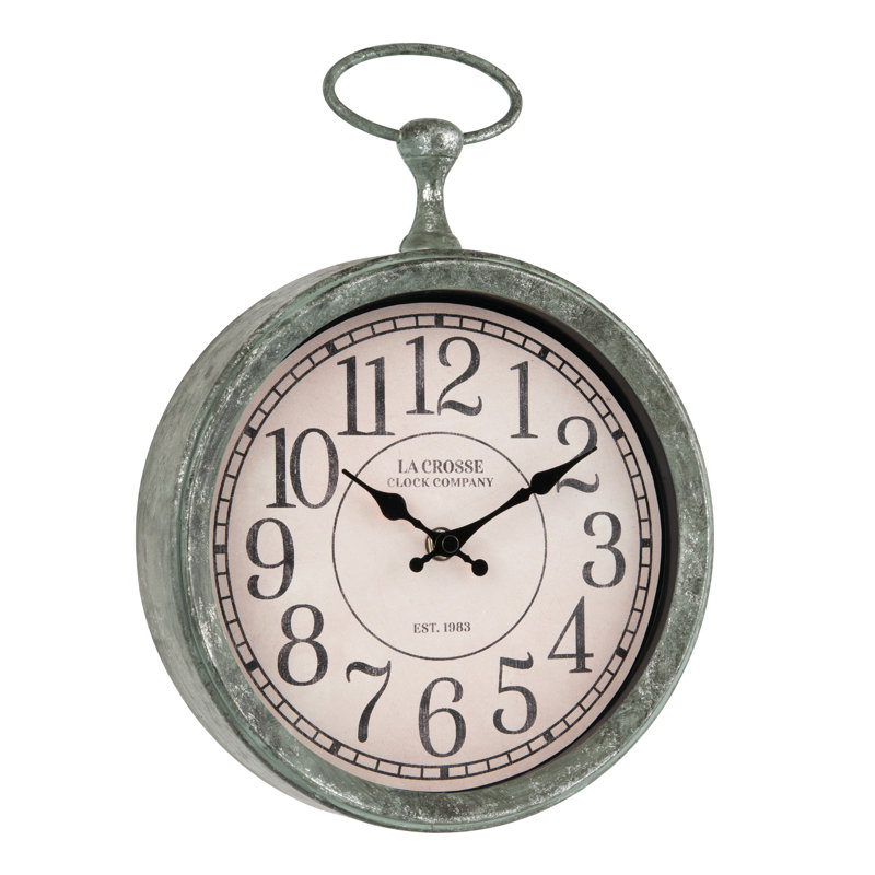Zenaida 9" Pocket Watch Quartz Clock