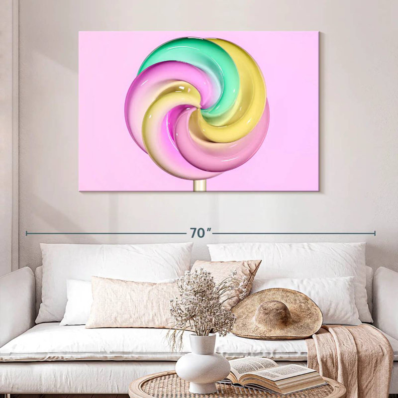 Pastel Pinwheel Lollipop