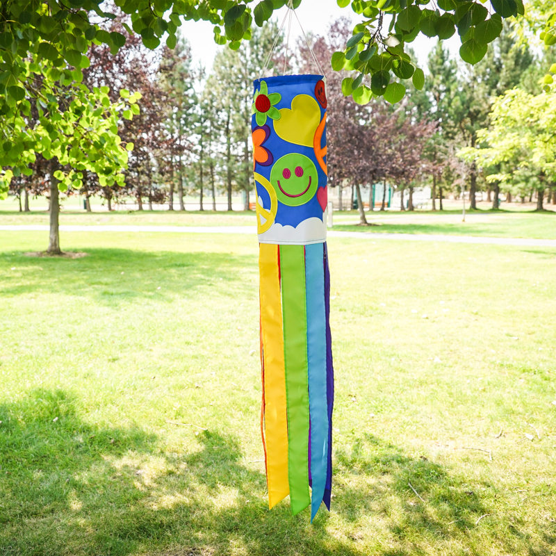 Double Sided 40'' H x 6'' W Polyester Wind Sock