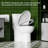Dual Flush One Piece Toilet Tank Top With Button Bright White