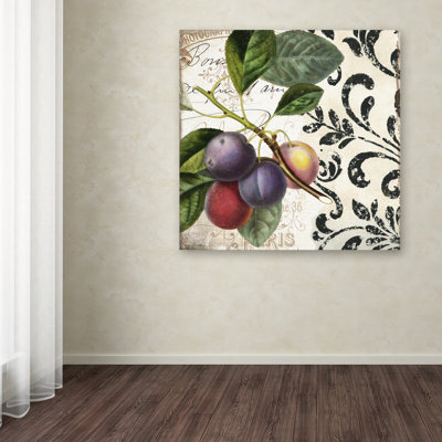 «Les Fruits Jardin III» par Jadaya, impression sur toile tendue