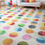 Tapis lavable à pois multicolore pour enfants Well Woven-97205362