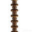 Table d'appoint ronde en bois noyer