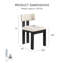 Chaise d'appoint rembourrée Adhafera-1130167184