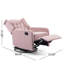 Fauteuil inclinable manuel de conception classique avec pivot à 360 degrés