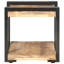Armoire de chevet en bois de manguier brut 19,7 po x 15,7 po x 15,7 po-1838544398