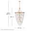 Myra 12 - Light Steel Dimmable Chandelier