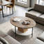 Table basse moderne à 2 niveaux