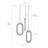 Josse 3 - Light Copper LED Pendant