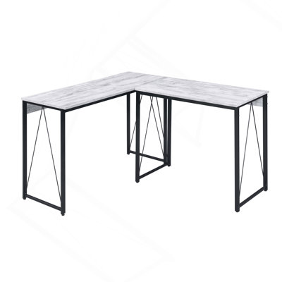 Bureau d'écriture 35,5 "avec base en métal