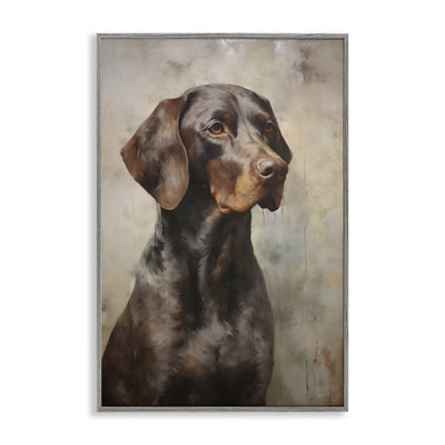 «Brown Labrador Visage», estampe numérique par Petal Prints Design