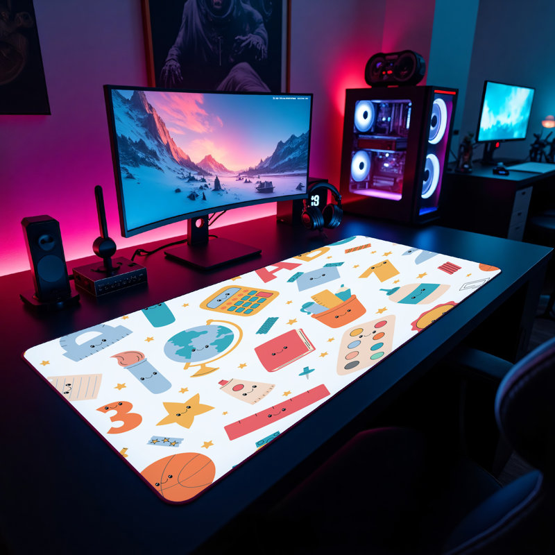 Polyester Desk Pad, 23.6x13.8