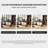 53.15"Brown Retro Rectangle Solid Wood Writing Desk,3-drawer-2079779791