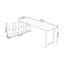 62.99" Burlywood L-Shaped Solid Wood desk-109695007