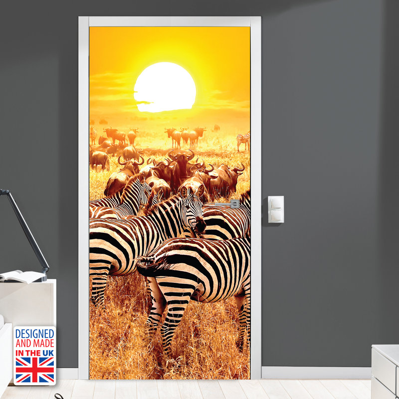 Savana Wildlife Wall Mural
