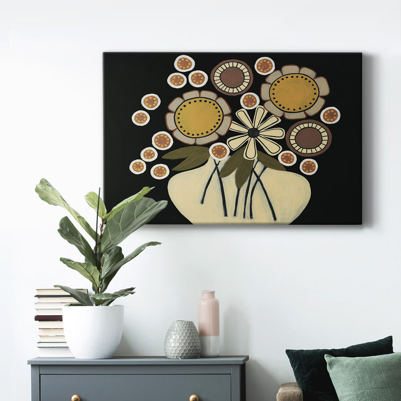 Summer Garden Floral II - impression sur toile tendue, L 60 po x H 40 po