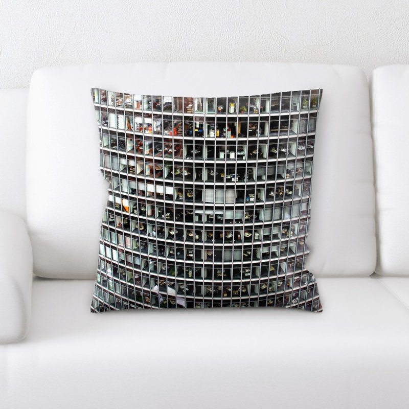 Housse et insert de coussin carré Skyscraper