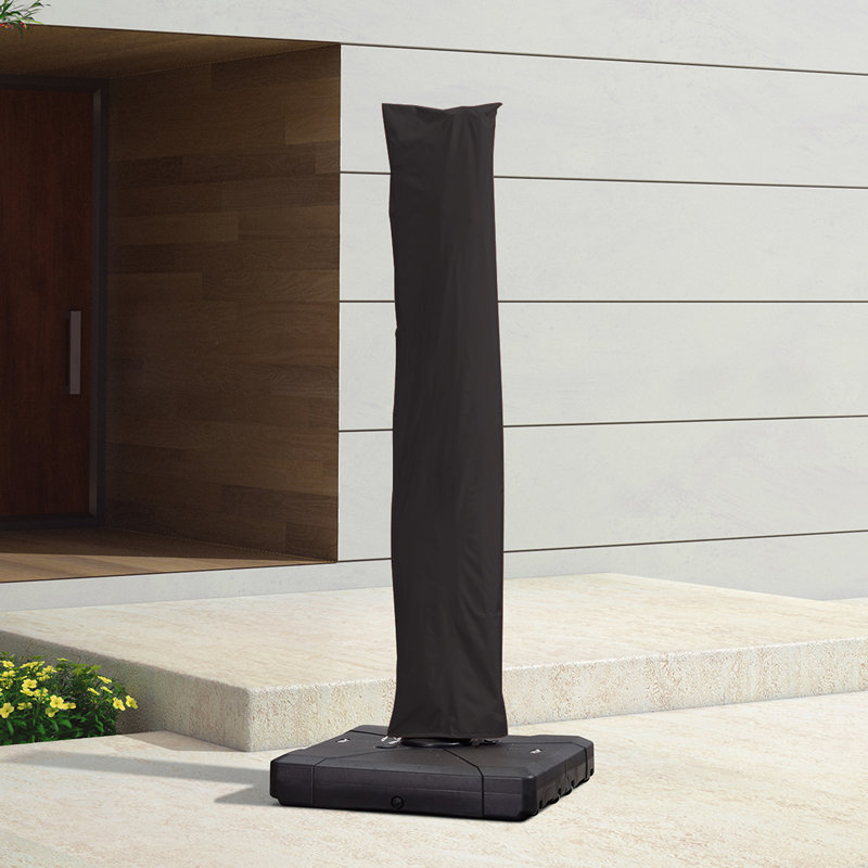3.6m Square Cantilever Parasol, Black