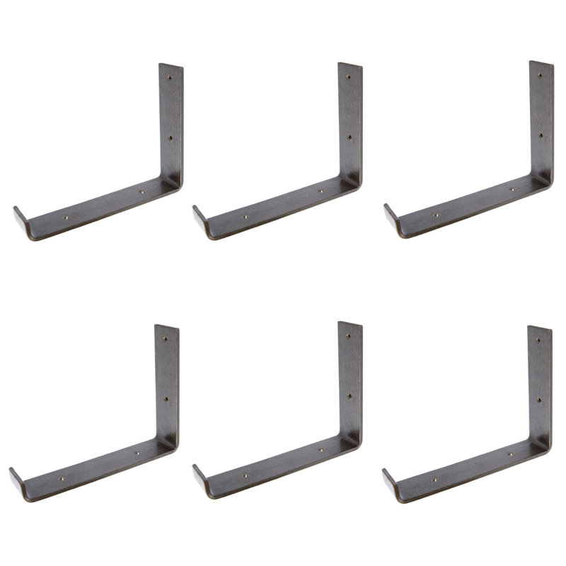 Hammer & Tongs - Scaffold Board Iron Shelf Bracket - D235mm - Raw