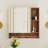 Space-saving Mirror Cabinet Mdf Modern Bathroom Essentials