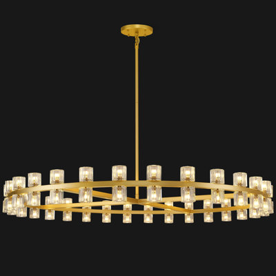 Lustre 60 lumières en cristal 60 lumières