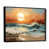 Black Floater Framed